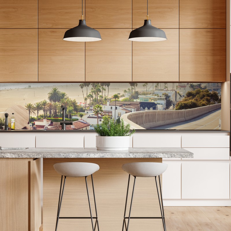 Repositionierbarer Aufkleber Golden Gate Bridge in der dämmerung, San Francisco – Wallnifity®