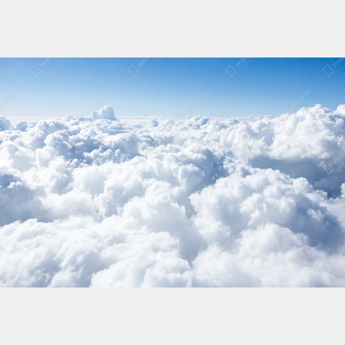 Repositionierbarer Aufkleber ruhige wolkenlandschaft aus der luft – Wallnifity® Repositionierbarer Aufkleber ruhige wolkenlandschaft aus der luft – Wallnifity®