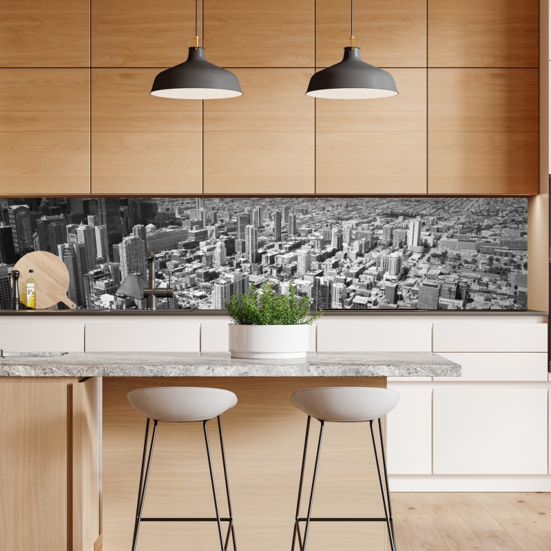 Repositionierbarer Aufkleber bunte gewürze und kräuter auf holz – Wallnifity®