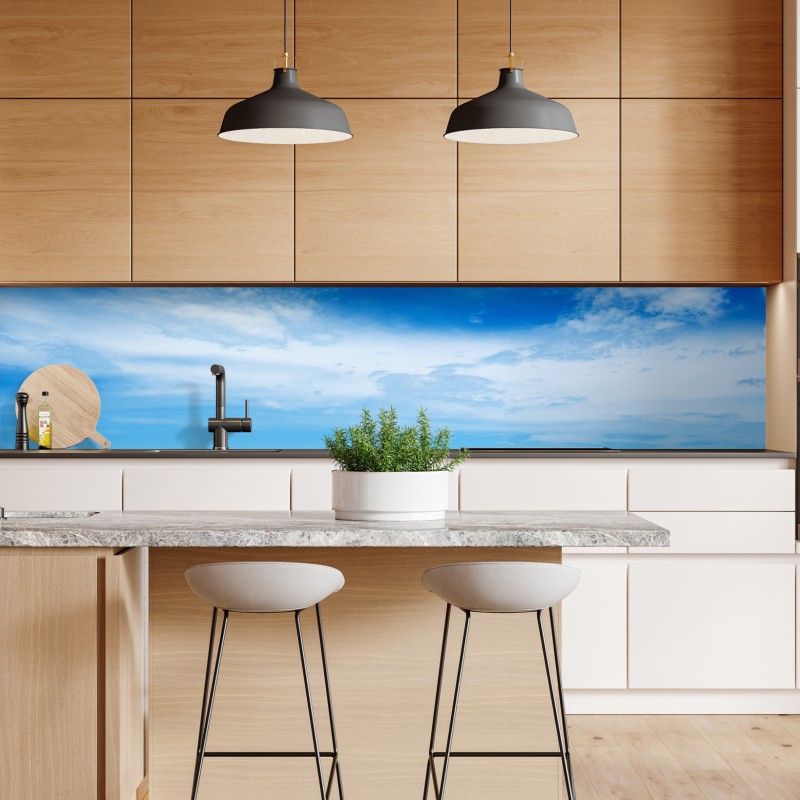 Repositionierbarer Aufkleber Dallas skyline im violetten abendlicht – Wallnifity®