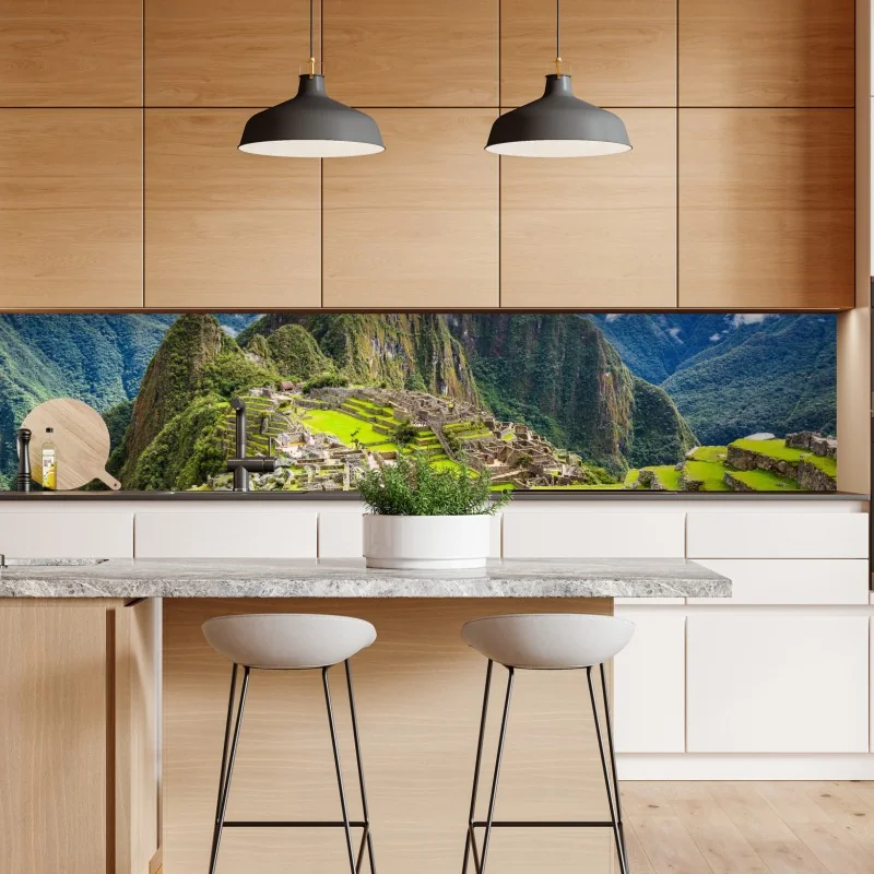 Repositionierbarer Aufkleber tropischer palmstrand – Wallnifity®