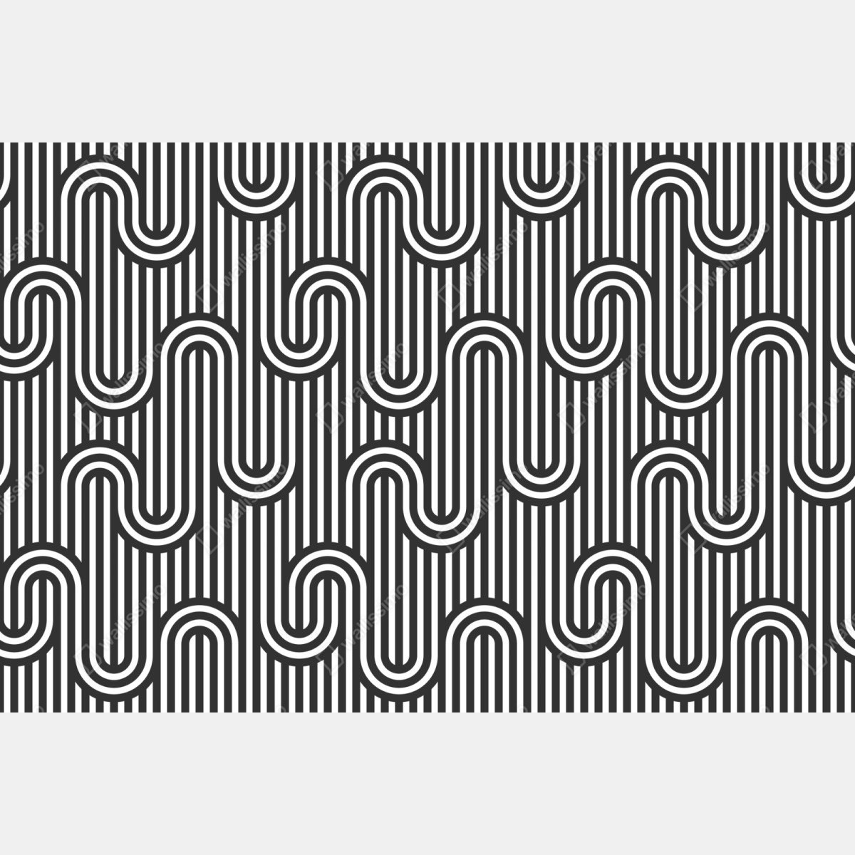Repositionierbarer Aufkleber schwarz-weiß geometrisches optisches muster – Wallnifity® Repositionierbarer Aufkleber schwarz-weiß geometrisches optisches muster – Wallnifity®