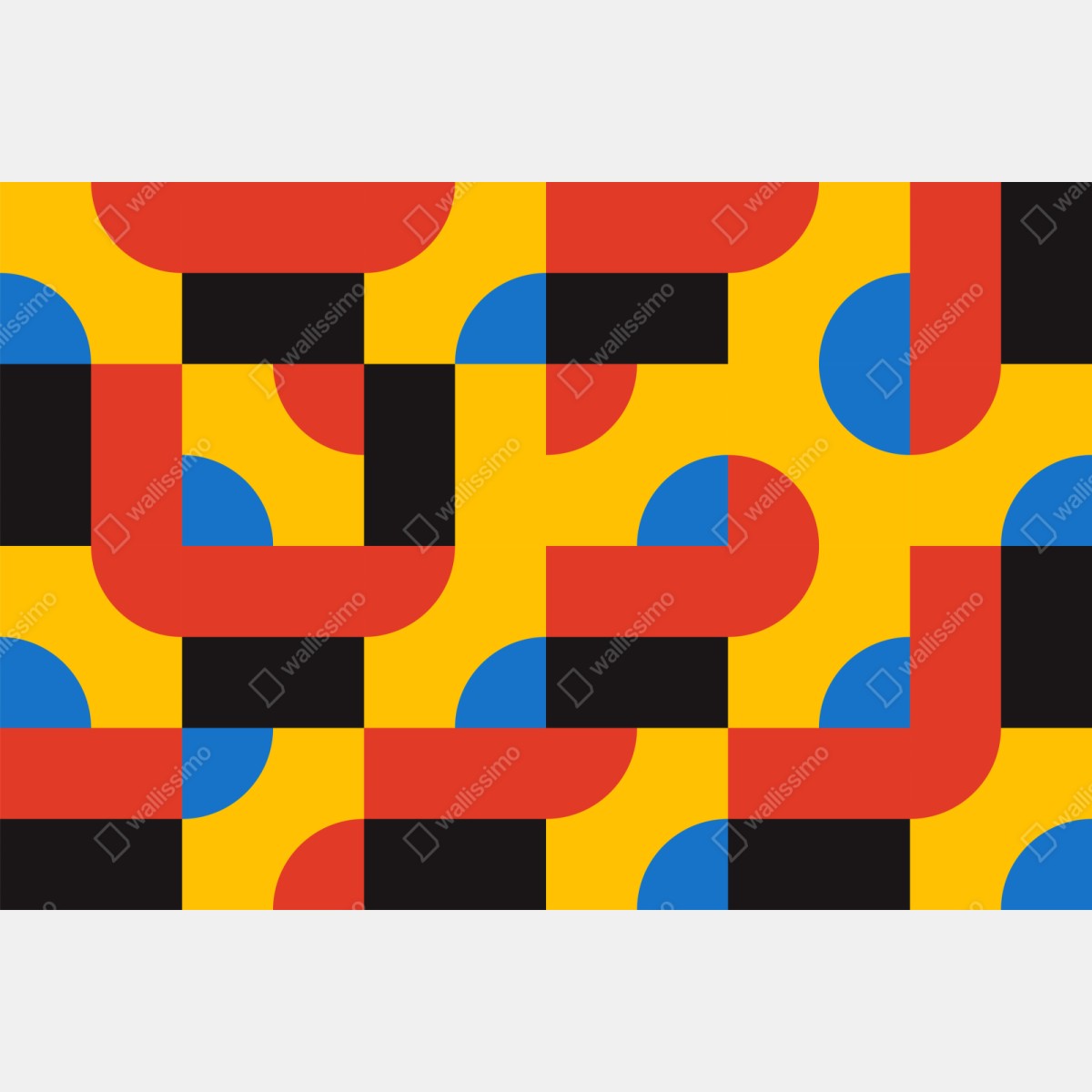 Repositionierbarer Aufkleber kräftiges geometrisches muster für die wand – Wallnifity® Repositionierbarer Aufkleber kräftiges geometrisches muster für die wand – Wallnifity®