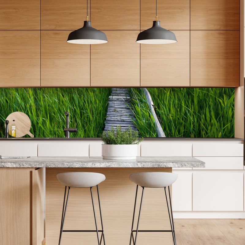 Repositionierbarer Aufkleber tropisches bananenblattmuster – Wallnifity®