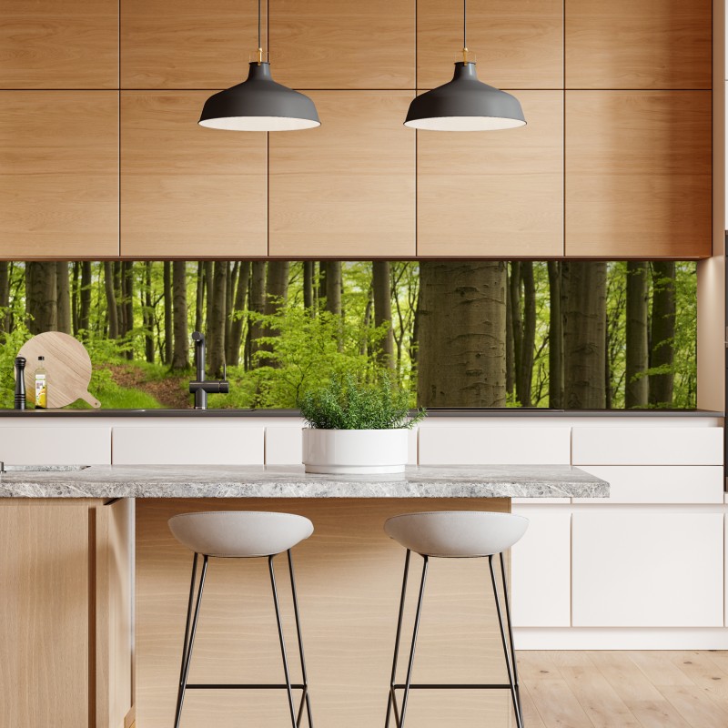 Repositionierbarer Aufkleber tropisches bananenblattmuster – Wallnifity®