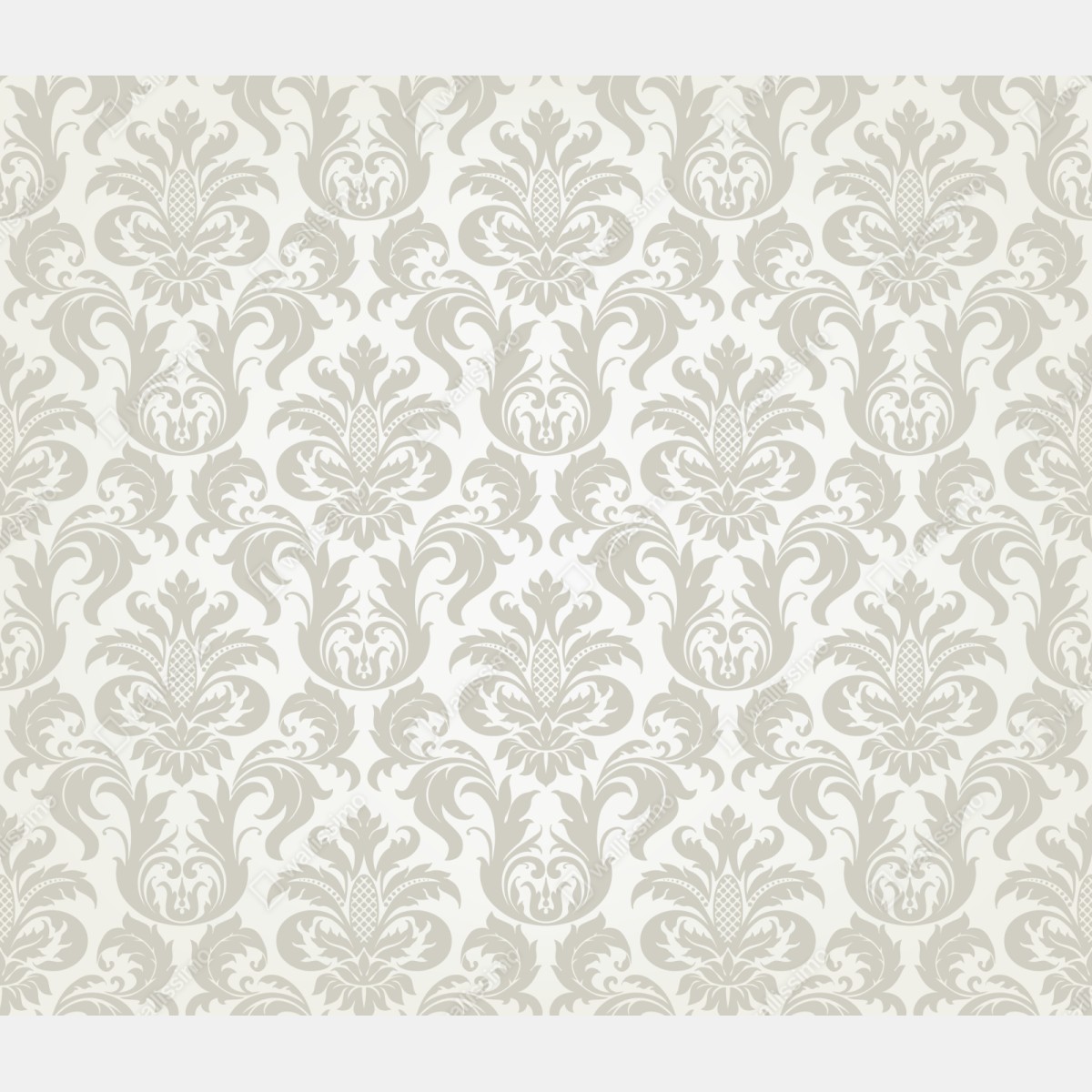 Repositionierbarer Aufkleber elegantes beiges damastmuster – Wallnifity® Repositionierbarer Aufkleber elegantes beiges damastmuster – Wallnifity®