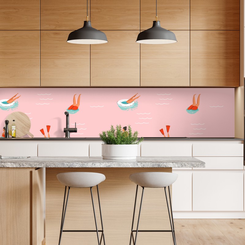 Repositionierbarer Aufkleber Dallas skyline bei sonnenuntergang – Wallnifity®