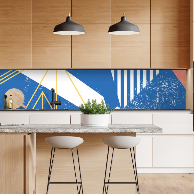 Repositionierbarer Aufkleber tropischer palmstrand – Wallnifity®