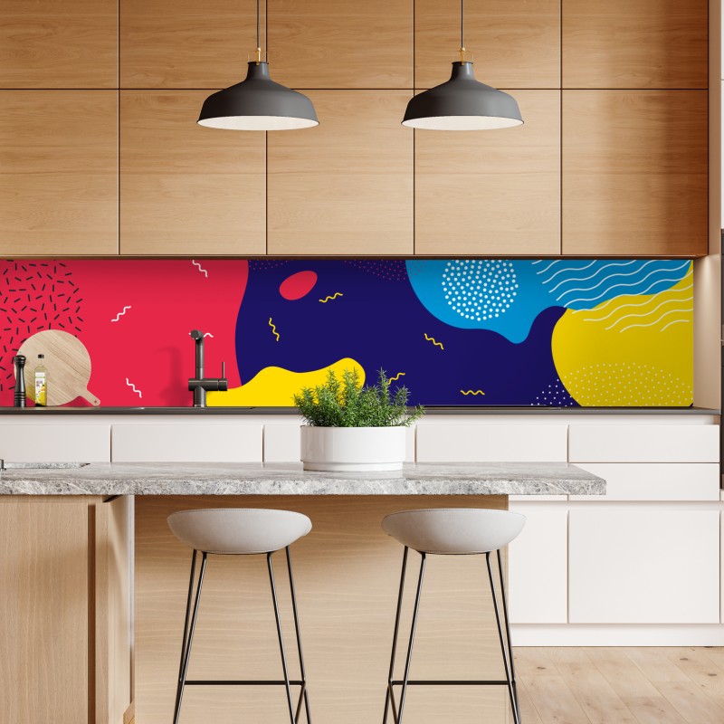 Repositionierbarer Aufkleber zerrissene porträt-collage – Wallnifity®