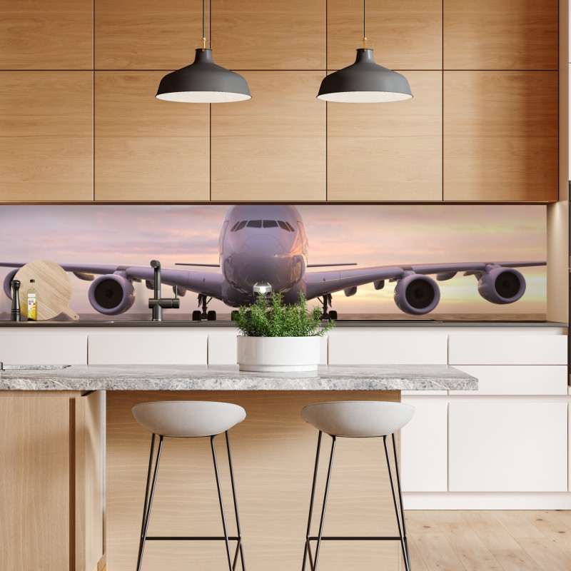 Repositionierbarer Aufkleber goldenes monstera blatt auf weißem hintergrund – Wallnifity®