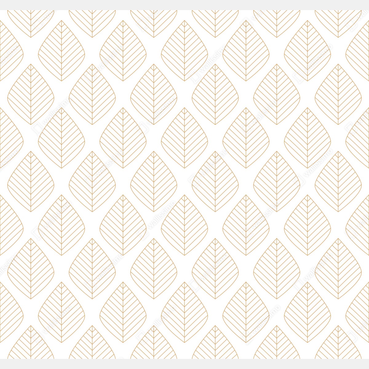 Repositionierbarer Aufkleber elegantes goldenes geometrisches blattmuster – Wallnifity® Repositionierbarer Aufkleber elegantes goldenes geometrisches blattmuster – Wallnifity®