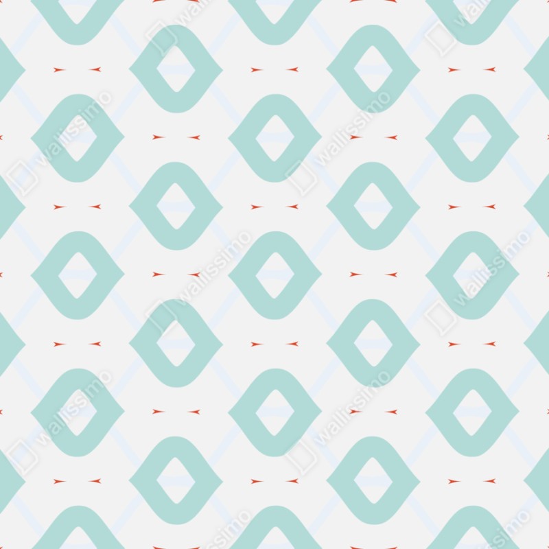 Repositionierbarer Aufkleber türkis geometrisches rautenmuster – Wallnifity® Repositionierbarer Aufkleber türkis geometrisches rautenmuster – Wallnifity®