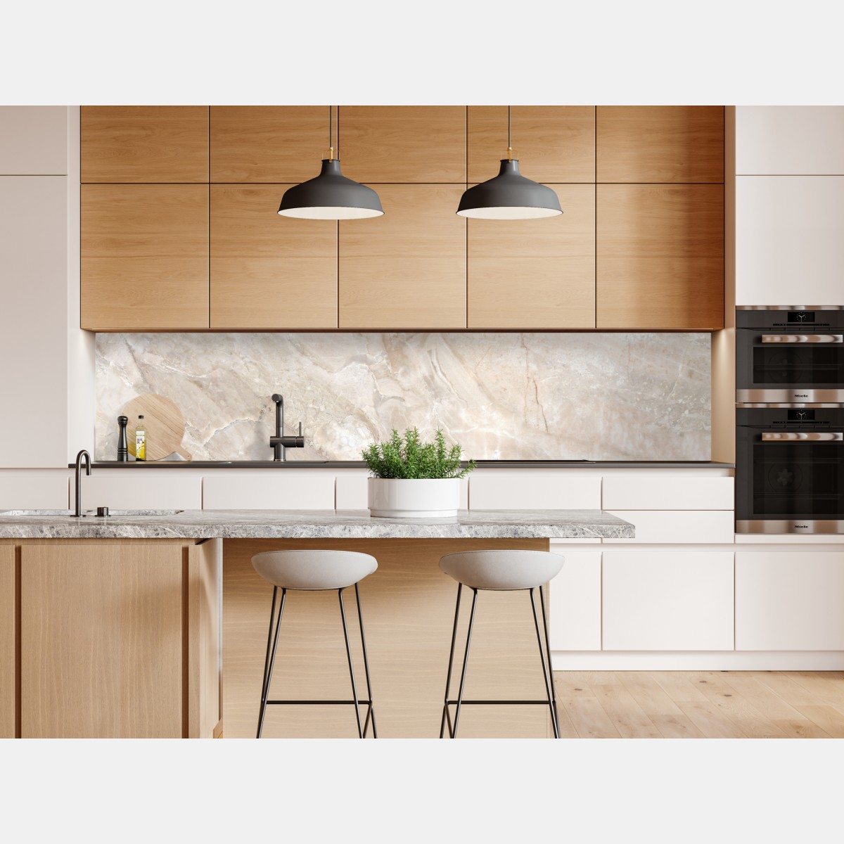 Repositionierbarer Aufkleber beige marmorstruktur – Wallnifity® Repositionierbarer Aufkleber beige marmorstruktur – Wallnifity®