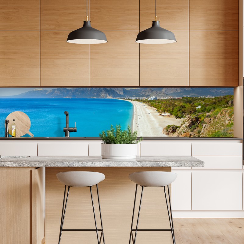 Repositionierbarer Aufkleber goldenes blatt auf schwarzem hintergrund – Wallnifity®