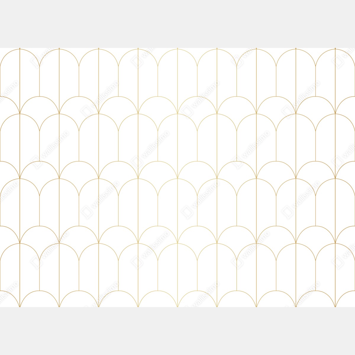 Repositionierbarer Aufkleber goldenes art deco bogenmuster – Wallnifity® Repositionierbarer Aufkleber goldenes art deco bogenmuster – Wallnifity®
