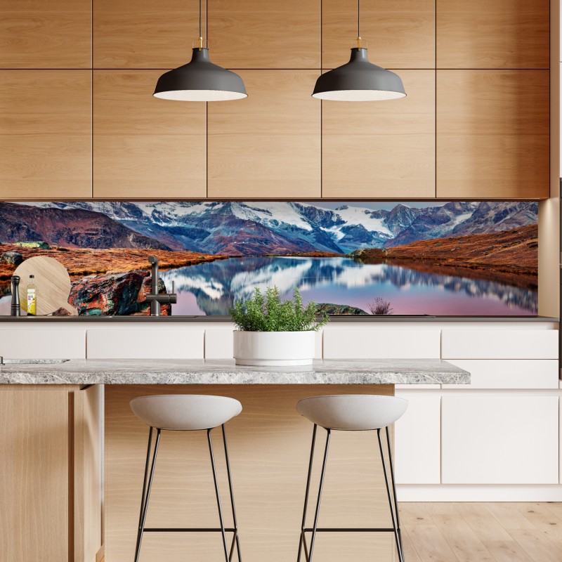 Repositionierbarer Aufkleber tropischer palmstrand – Wallnifity®