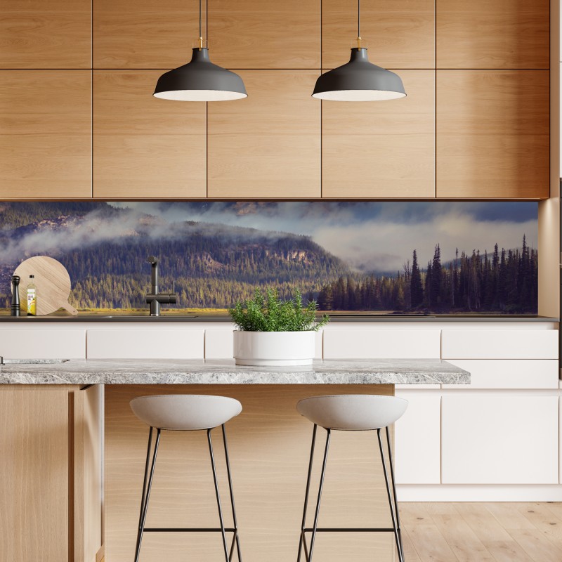 Repositionierbarer Aufkleber art deco goldenes fächermuster – Wallnifity®
