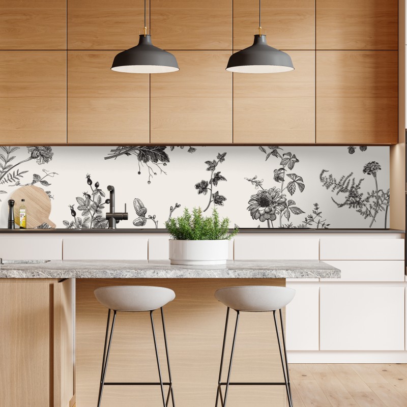 Repositionierbarer Aufkleber leuchtende gelbe sonnenblumen in nahaufnahme – Wallnifity®