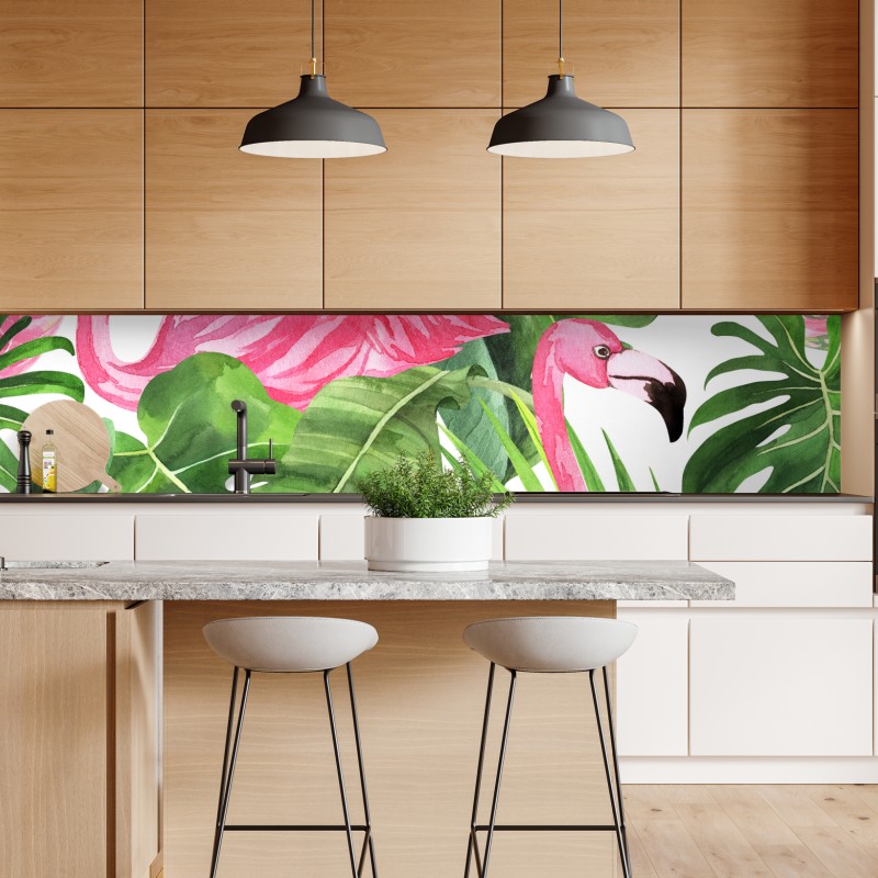 Repositionierbarer Aufkleber lila makroblüte mit tautropfen – Wallnifity®