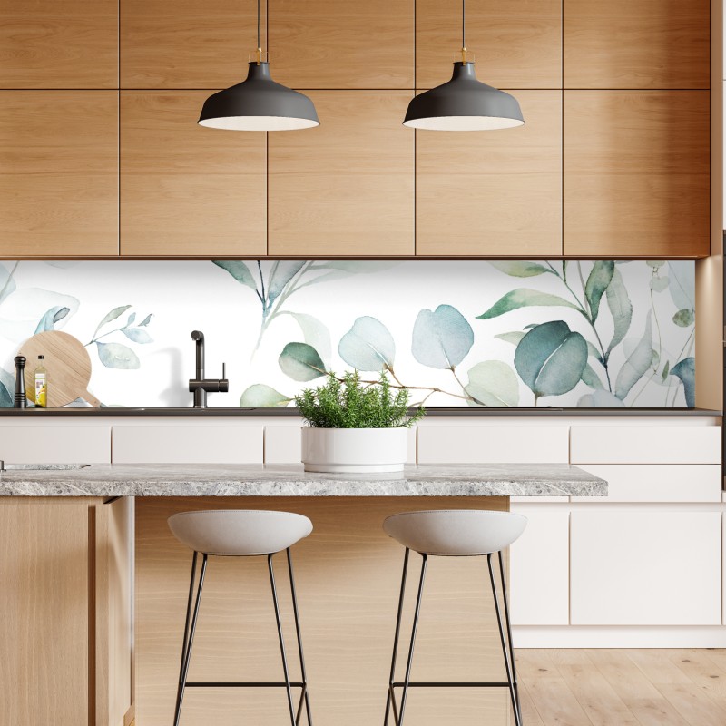 Repositionierbarer Aufkleber elegante callas in monochrom – Wallnifity®