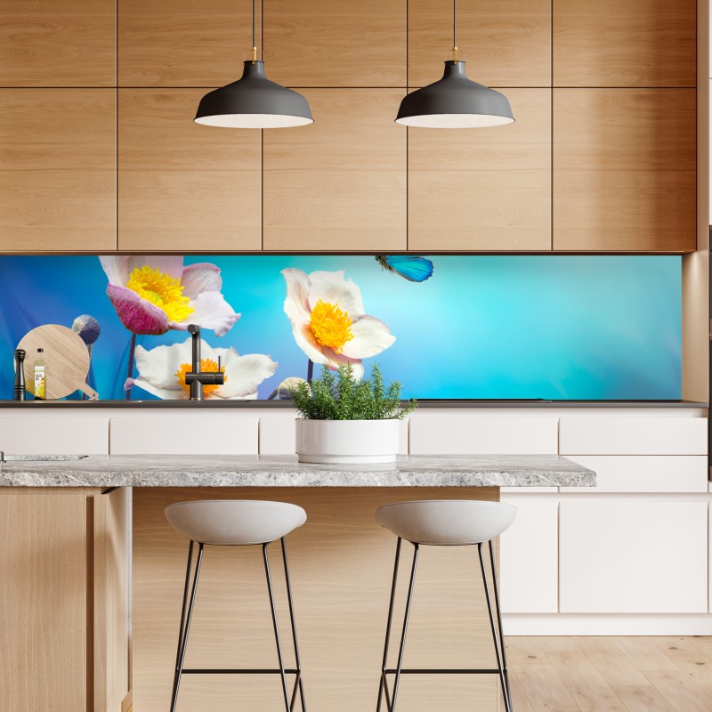 Repositionierbarer Aufkleber goldenes blatt auf schwarzem hintergrund – Wallnifity®