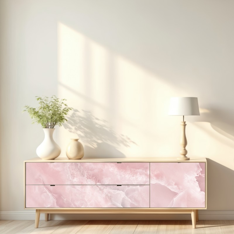 Repositionierbarer Aufkleber zarte rosa marmortextur – Wallnifity® Repositionierbarer Aufkleber zarte rosa marmortextur – Wallnifity®
