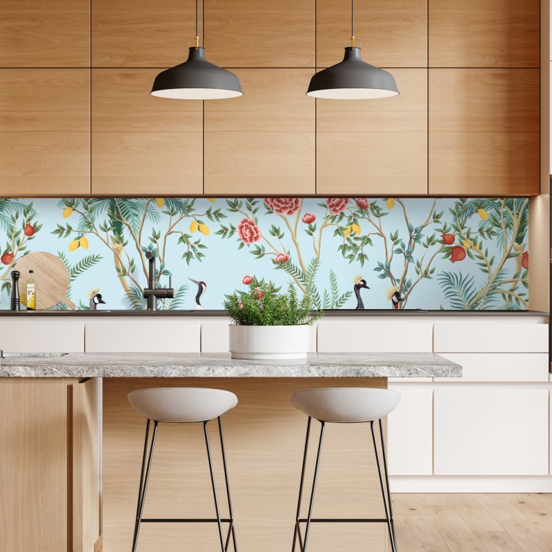 Repositionierbarer Aufkleber elegante callas in monochrom – Wallnifity®