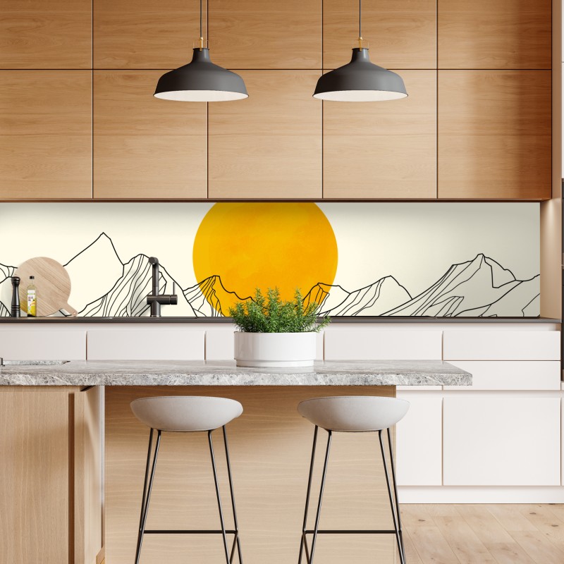 Repositionierbarer Aufkleber Eiffelturm am Champ de Mars, lebendige pariser skyline – Wallnifity®