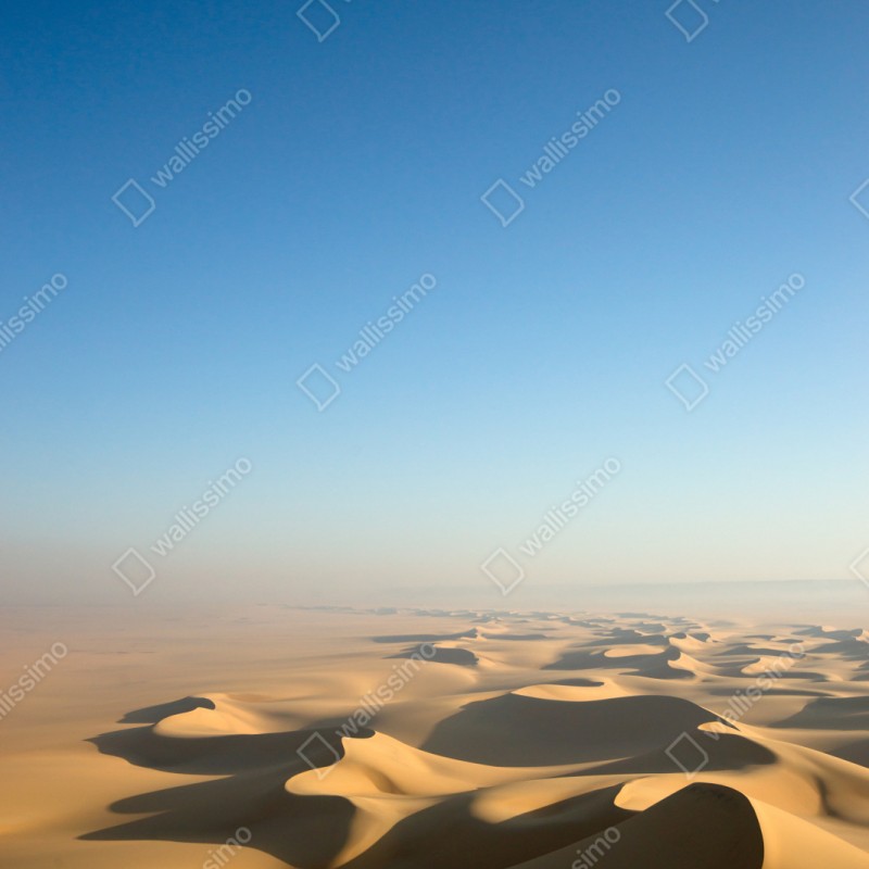 Schrankaufkleber endlose wüstendünen unter blauem himmel – Wallnifity® Schrankaufkleber endlose wüstendünen unter blauem himmel – Wallnifity®