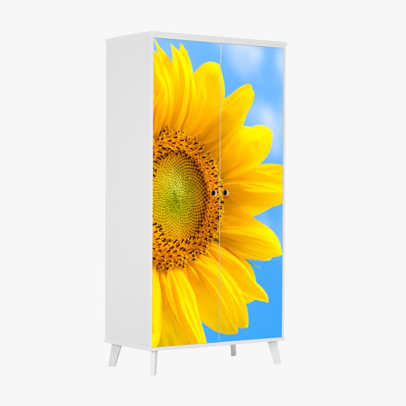 Schrankaufkleber ruhige wolkenlandschaft aus der luft – Wallnifity®