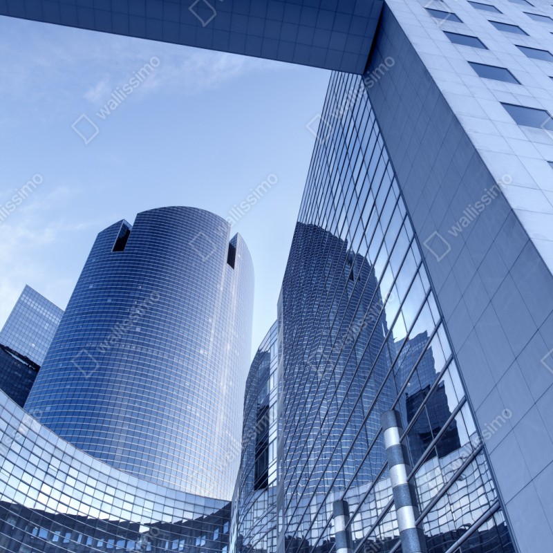 Schrankaufkleber moderne blaue stadtsilhouette – Wallnifity® Schrankaufkleber moderne blaue stadtsilhouette – Wallnifity®