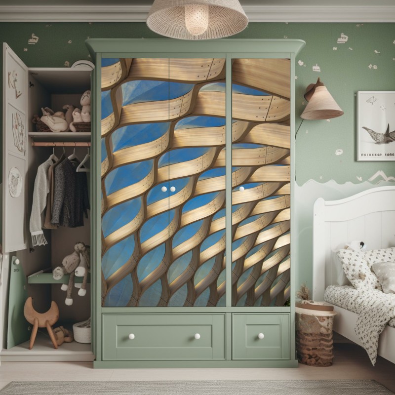 Schrankaufkleber weißer tulpenstrauß vor dunklem hintergrund – Wallnifity®