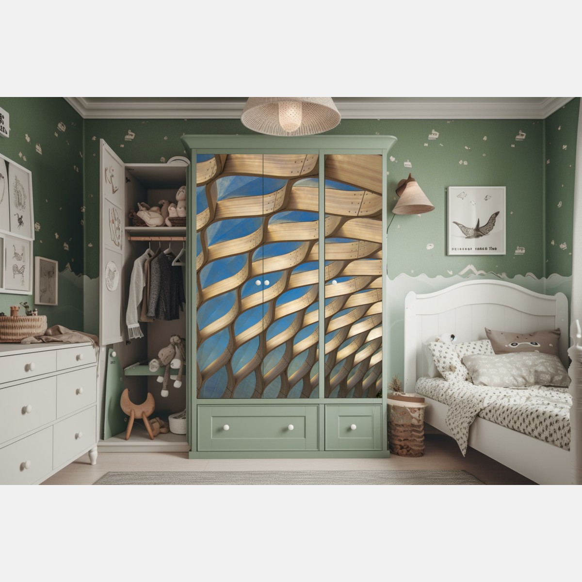 Schrankaufkleber holzlamellen überdachung in Chicago – Wallnifity® Schrankaufkleber holzlamellen überdachung in Chicago – Wallnifity®