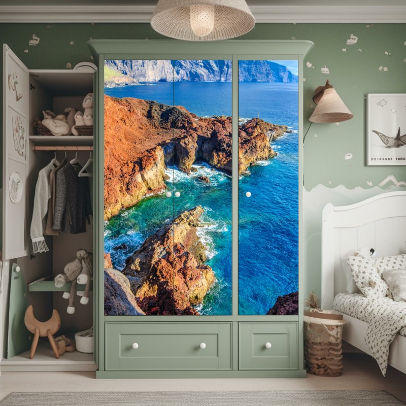 Schrankaufkleber vintage aufnahmestudio am mischpult – Wallnifity®