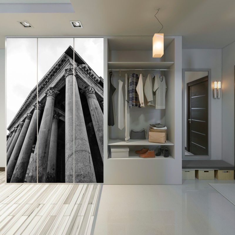 Schrankaufkleber majestätische säulen des Pantheon in Rom – Wallnifity® Schrankaufkleber majestätische säulen des Pantheon in Rom – Wallnifity®