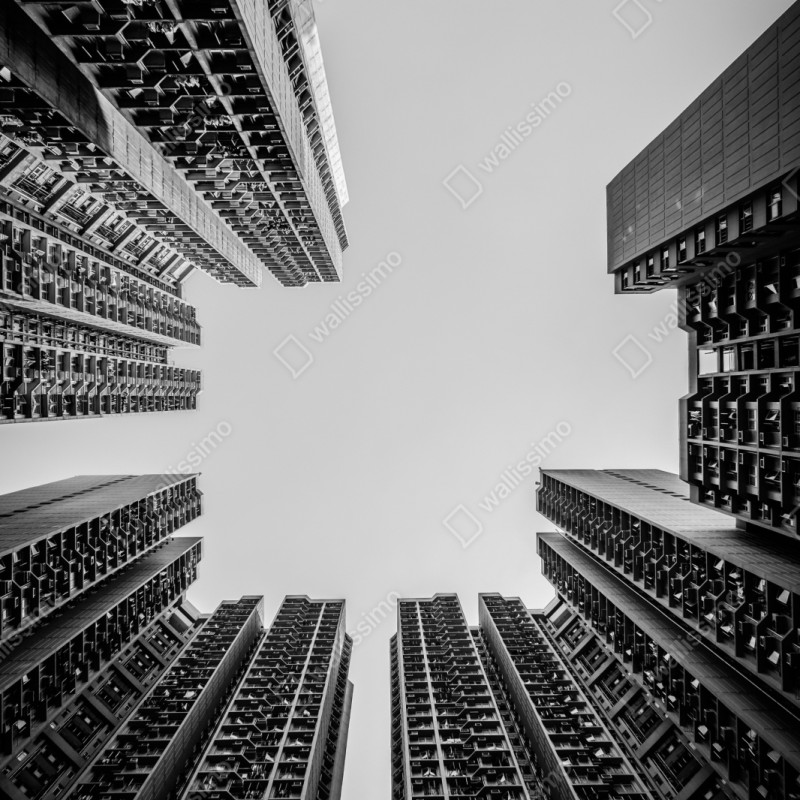 Schrankaufkleber städtische perspektive hochhäuser – Wallnifity® Schrankaufkleber städtische perspektive hochhäuser – Wallnifity®