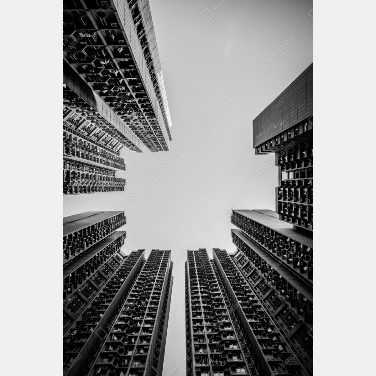 Schrankaufkleber städtische perspektive hochhäuser – Wallnifity® Schrankaufkleber städtische perspektive hochhäuser – Wallnifity®