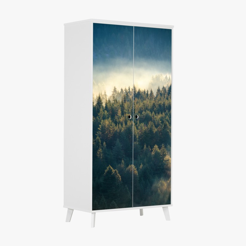 Schrankaufkleber schwarzer marmor mit adern – Wallnifity®