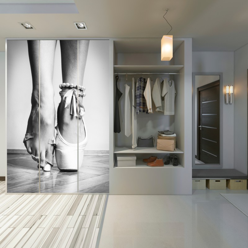 Schrankaufkleber ballettspitze in anmut – Wallnifity® Schrankaufkleber ballettspitze in anmut – Wallnifity®