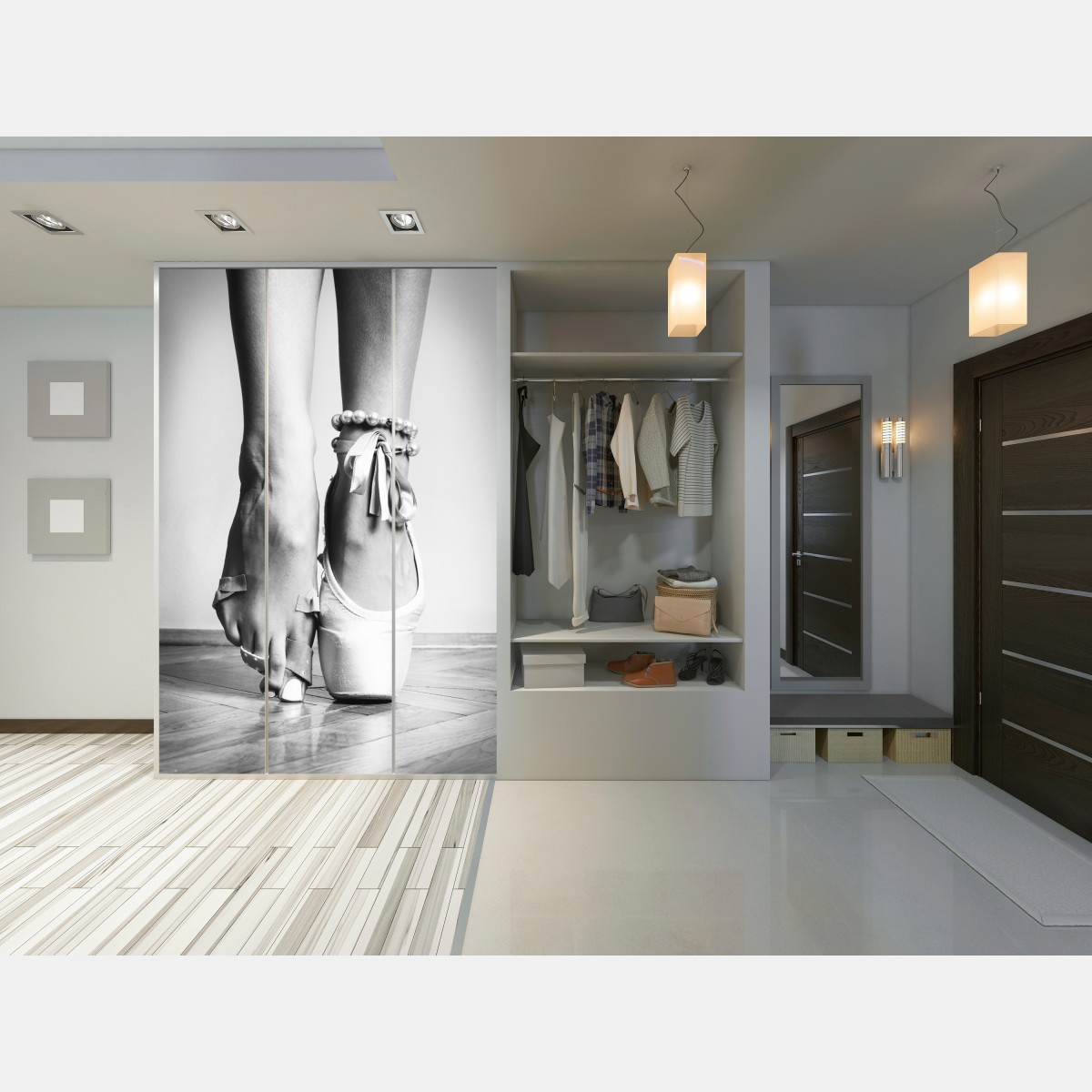 Schrankaufkleber ballettspitze in anmut – Wallnifity® Schrankaufkleber ballettspitze in anmut – Wallnifity®