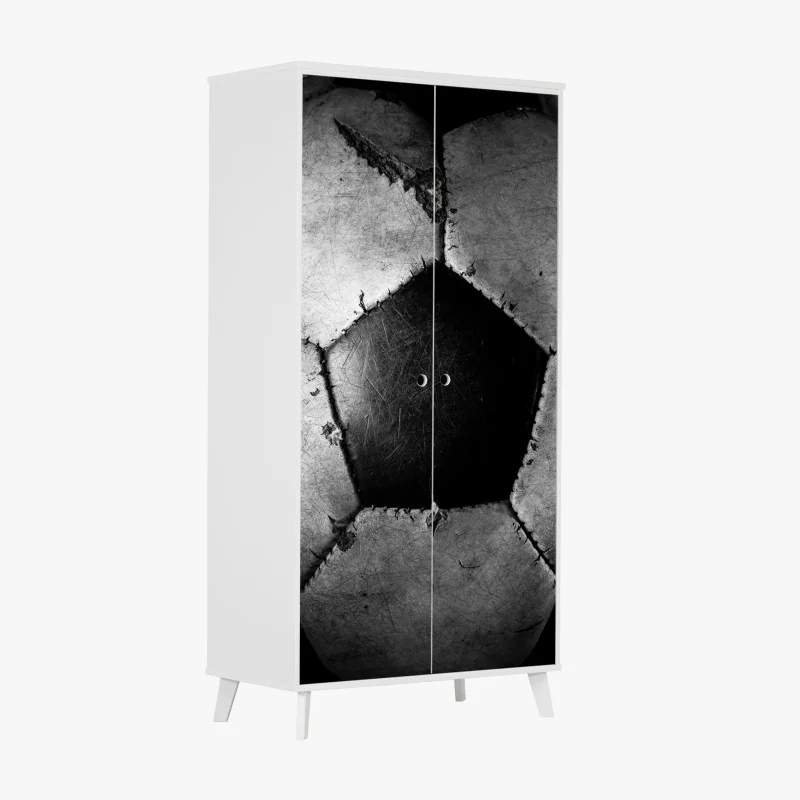 Schrankaufkleber vintage klassisches auto auf kopfsteinpflaster – Wallnifity®