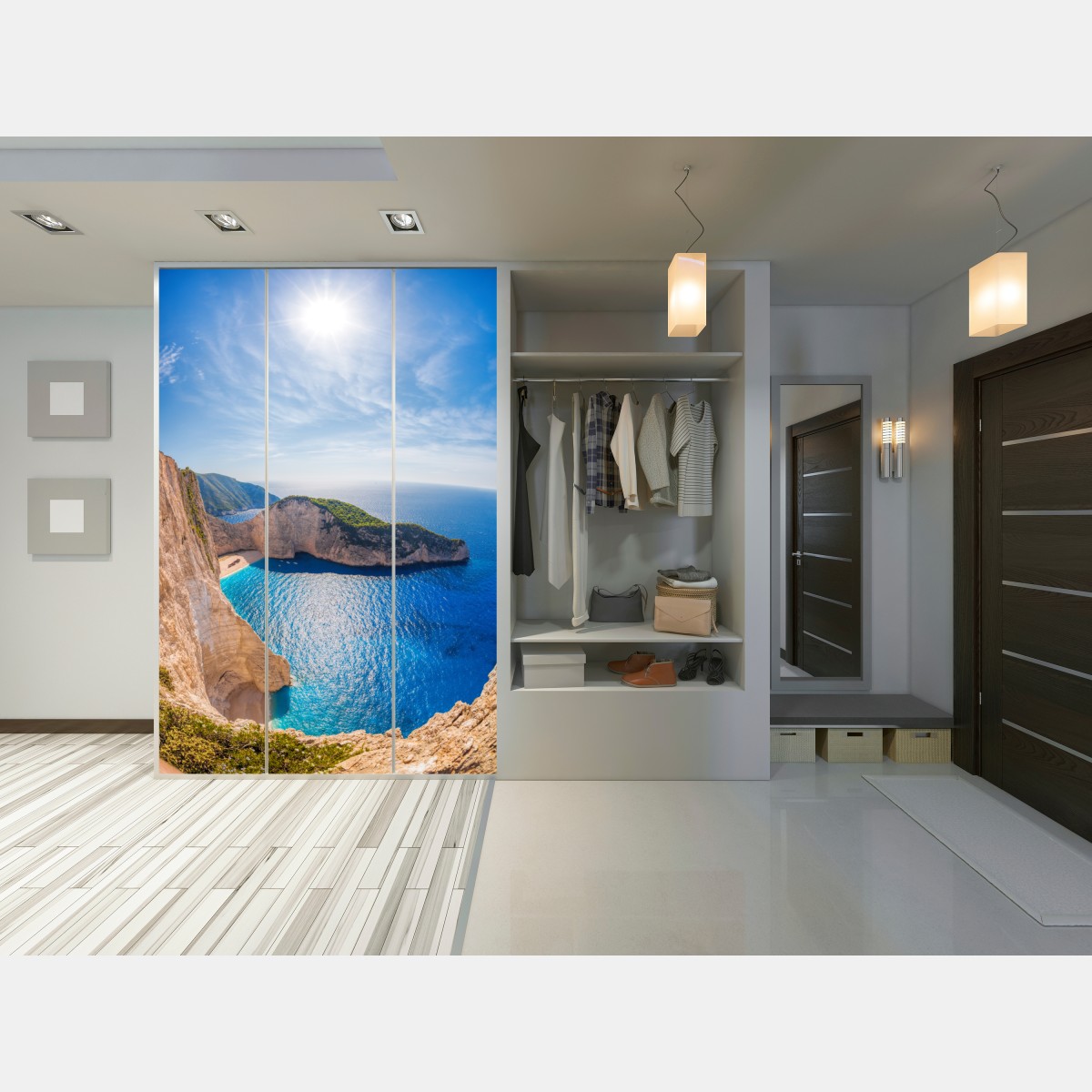 Schrankaufkleber sonnenklippen am Navagio strand, Zakynthos – Wallnifity® Schrankaufkleber sonnenklippen am Navagio strand, Zakynthos – Wallnifity®