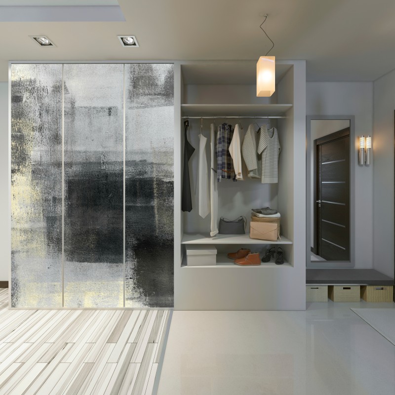 Schrankaufkleber subtile monochrome textur – Wallnifity® Schrankaufkleber subtile monochrome textur – Wallnifity®