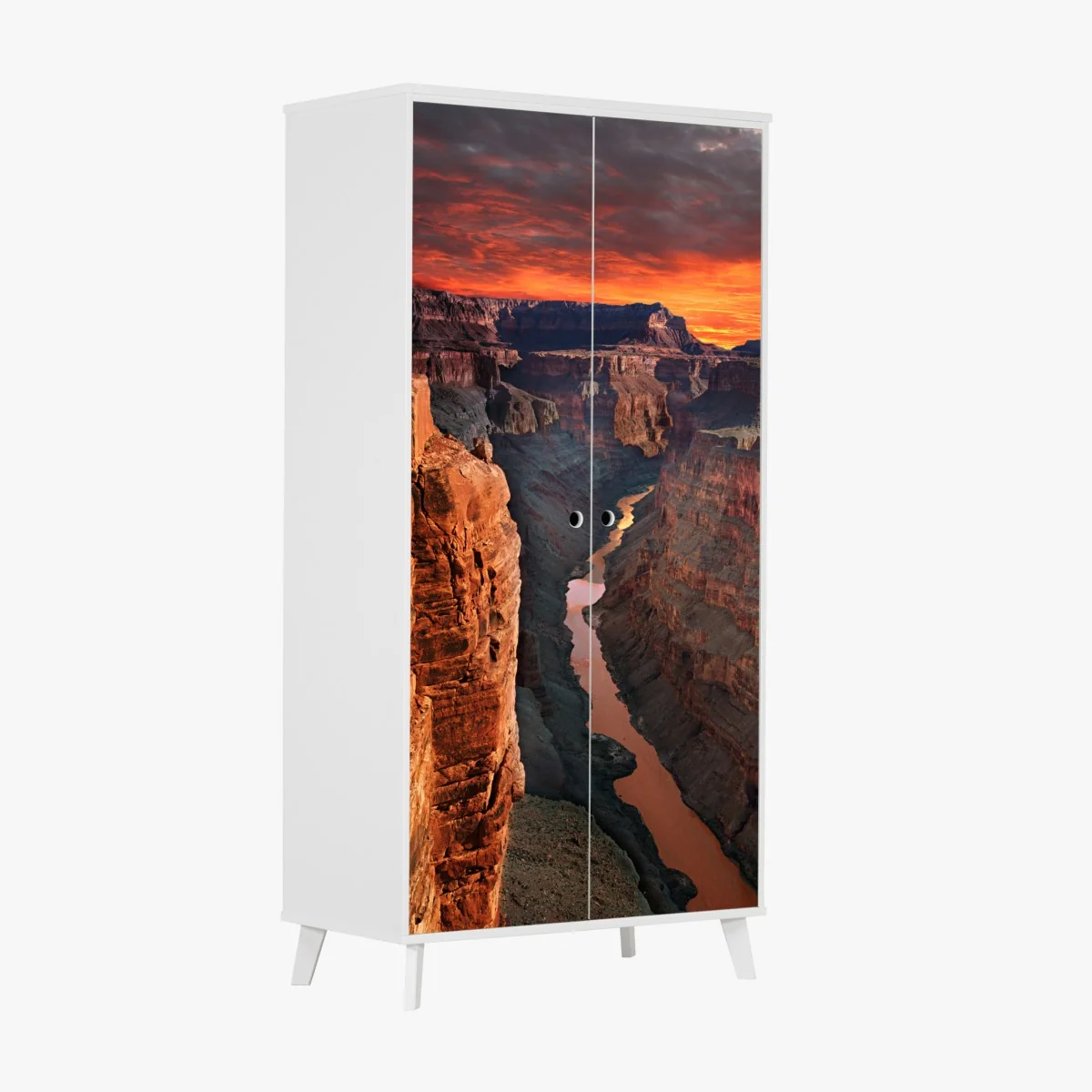Schrankaufkleber Grand Canyon sonnenuntergang panorama – Wallnifity® Schrankaufkleber Grand Canyon sonnenuntergang panorama – Wallnifity®