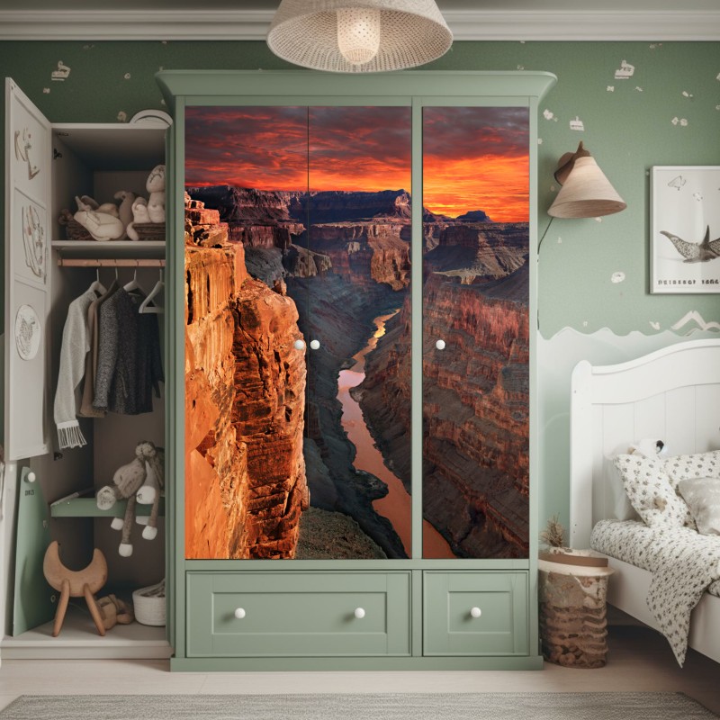 Schrankaufkleber dünen von Sossusvlei – Wallnifity®