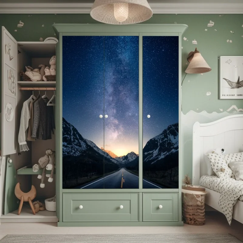 Schrankaufkleber weg zur milchstraße – Wallnifity® Schrankaufkleber weg zur milchstraße – Wallnifity®