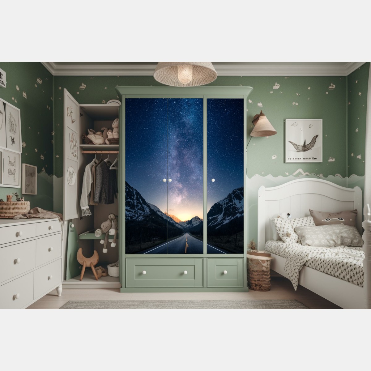 Schrankaufkleber weg zur milchstraße – Wallnifity® Schrankaufkleber weg zur milchstraße – Wallnifity®