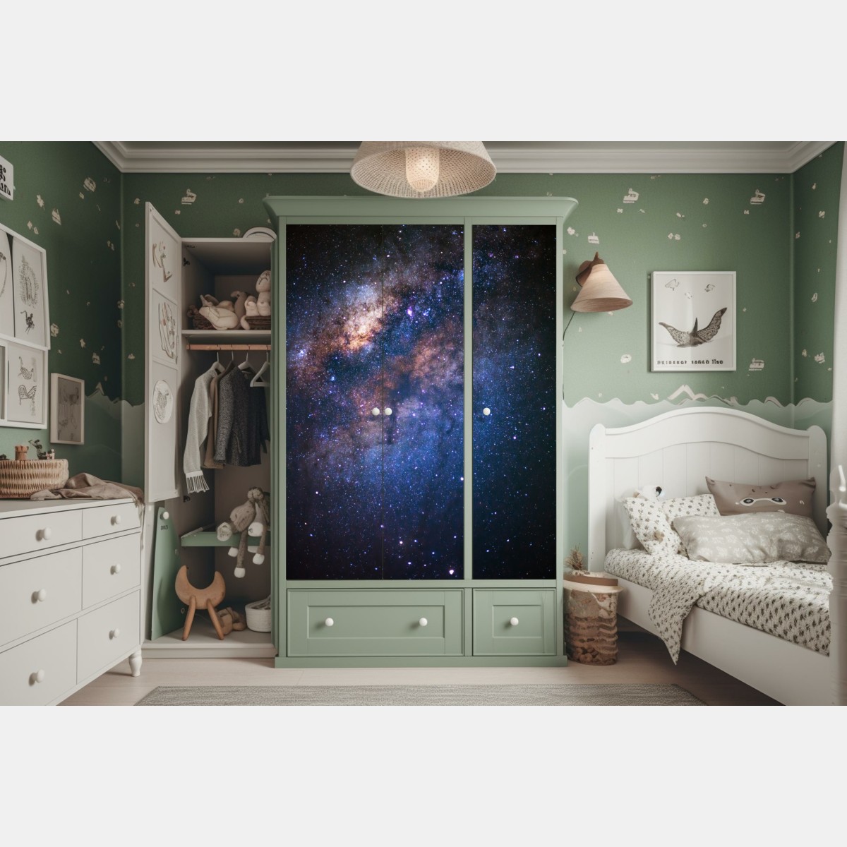 Schrankaufkleber milchstraße galaxie nachthimmel – Wallnifity® Schrankaufkleber milchstraße galaxie nachthimmel – Wallnifity®