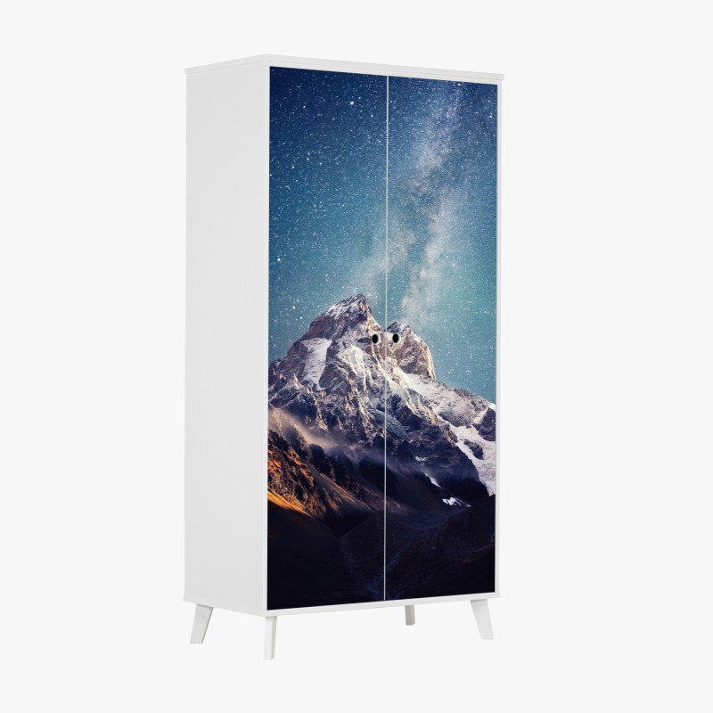 Schrankaufkleber lila tulpen im bukett – Wallnifity®