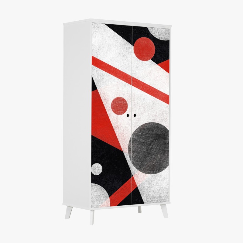 Schrankaufkleber weiche beige marmorstruktur – Wallnifity®